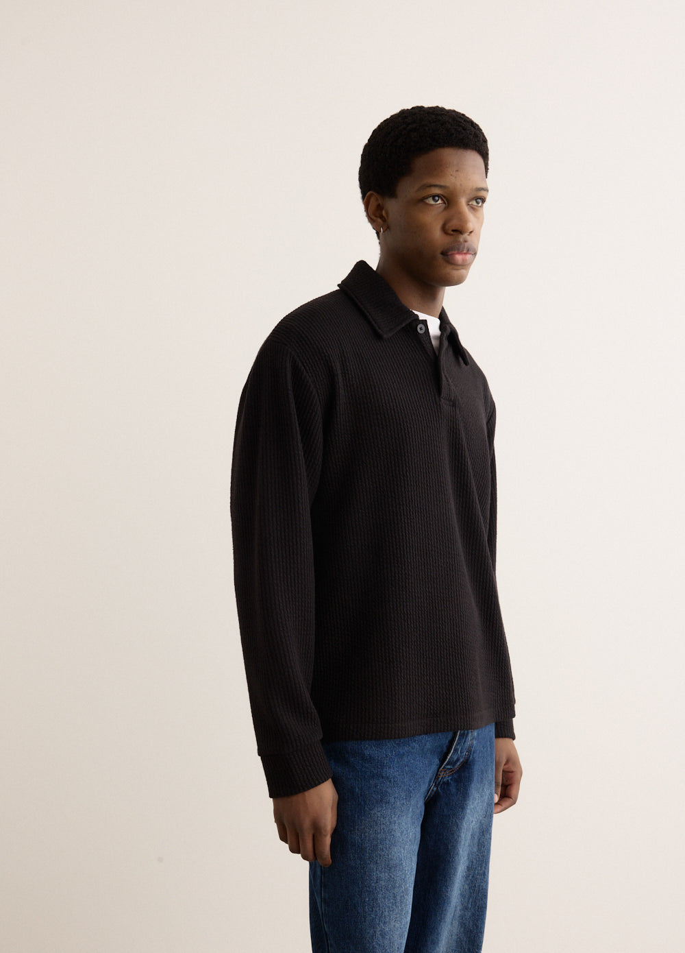 Deny Long Sleeve Polo