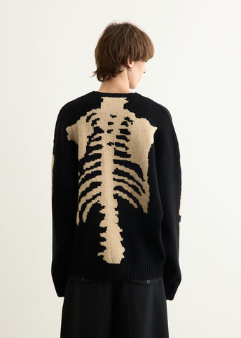5G Wool BONE Crew Sweater