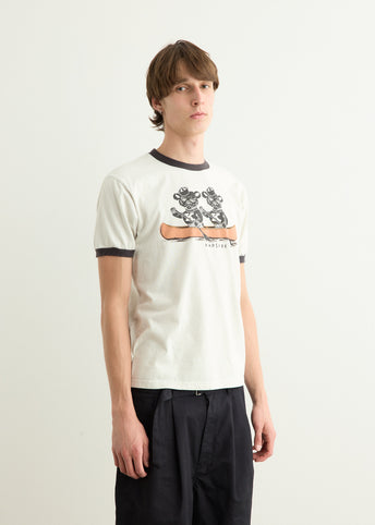 20/-Jersey RINGER T-Shirt ("K" BEAR)