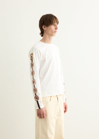 Jersey Crew Long Sleeve T-Shirt (Concho Belt Sleeve)