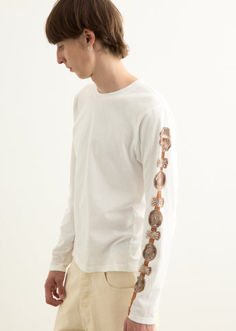 Jersey Crew Long Sleeve T-Shirt (Concho Belt Sleeve)
