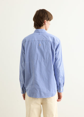 Cotton Stripe x Cotton Check Jacket