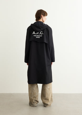 希少90s A.P.C. EAST BY WEST Hooded Parka Kim Parka