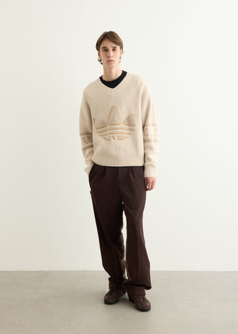 x CLOT by Edison Chen Crochet Knit Sweater