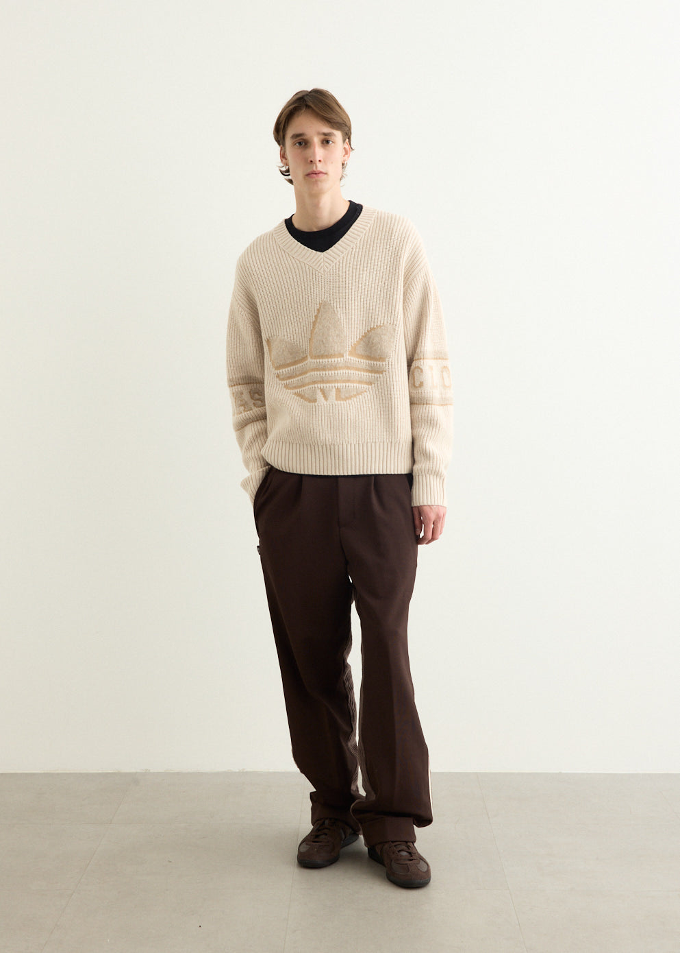 x CLOT by Edison Chen Crochet Knit Sweater