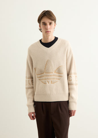 x CLOT by Edison Chen Crochet Knit Sweater