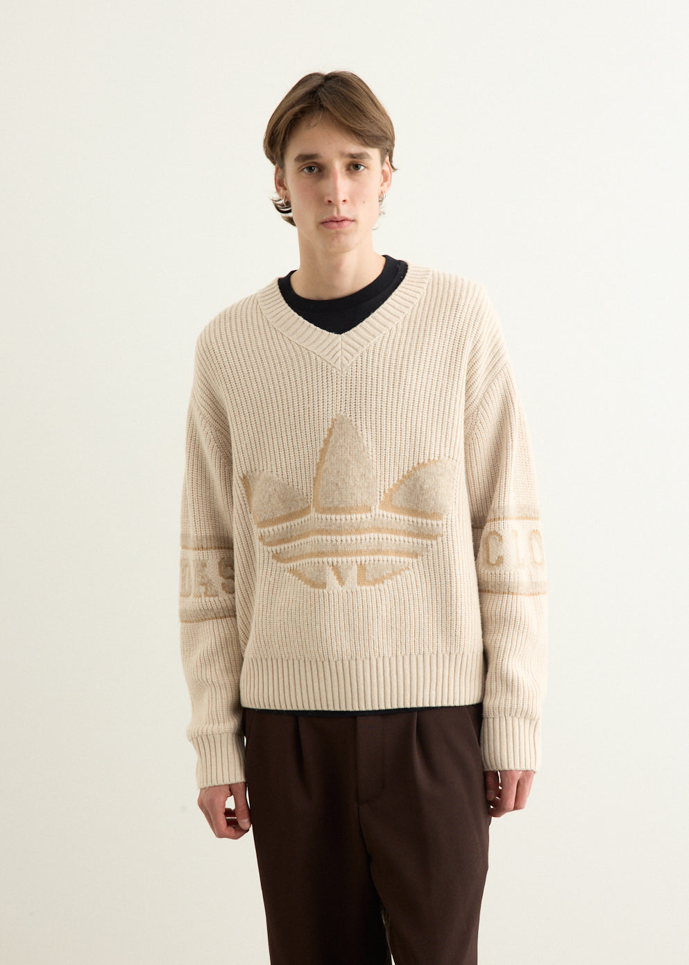 x CLOT by Edison Chen Crochet Knit Sweater