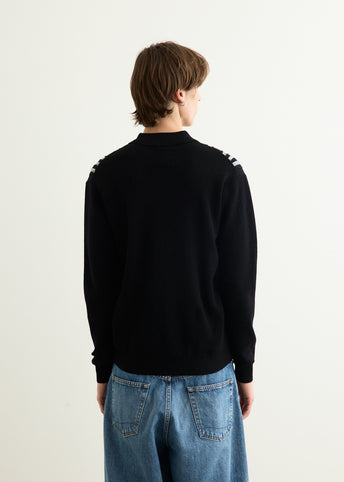 Knit Born Stripe 14G Polo