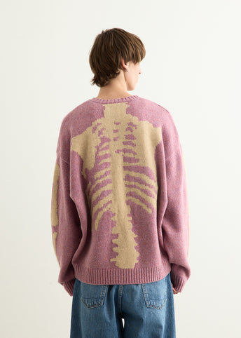 5G Wool BONE Crew Sweater