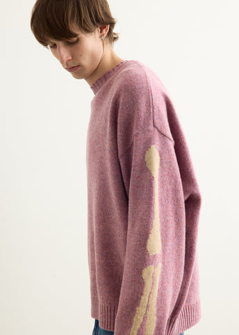 5G Wool BONE Crew Sweater