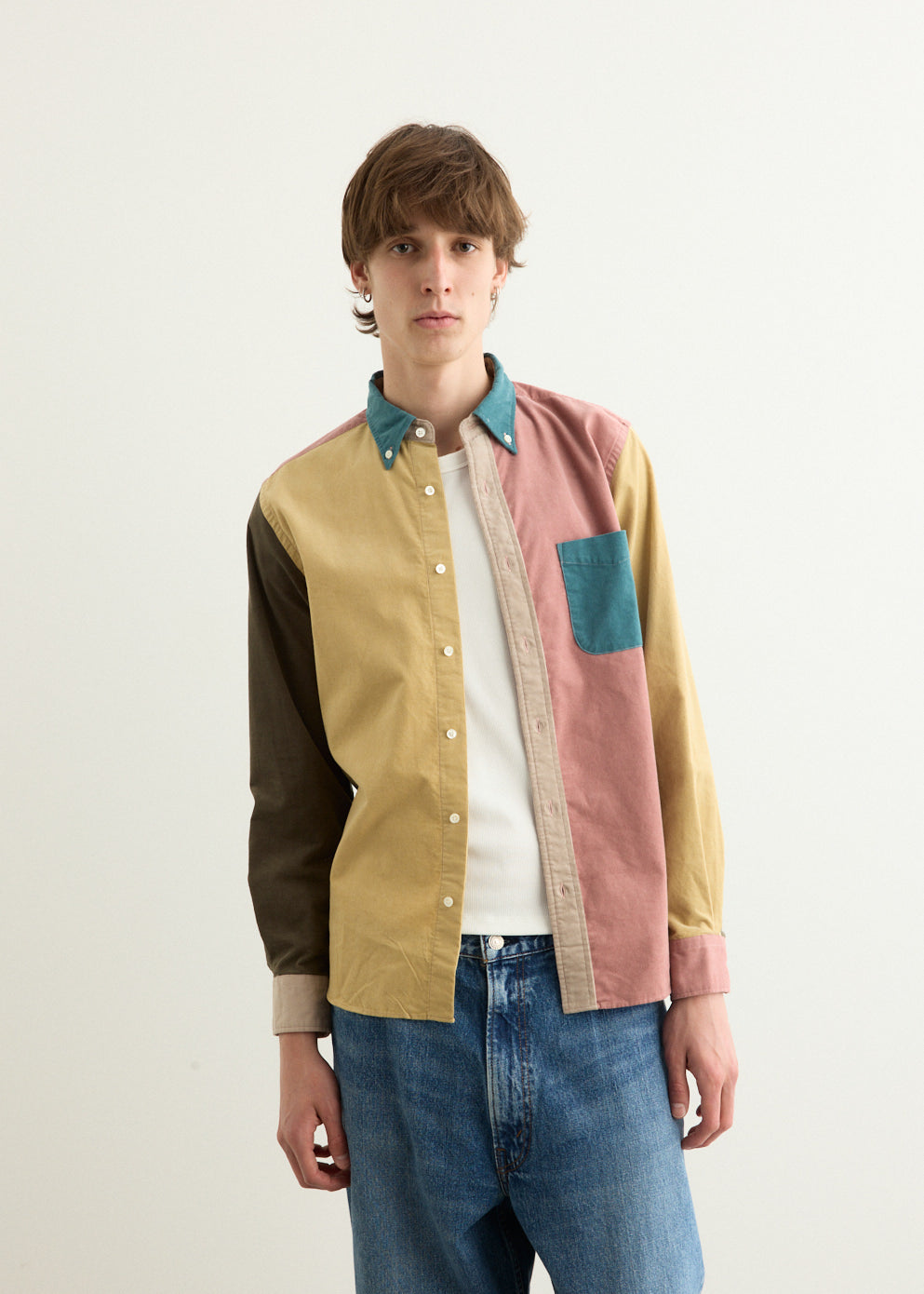 B.D. Corduroy Panel Shirt