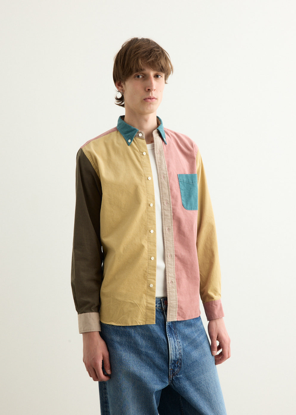 B.D. Corduroy Panel Shirt