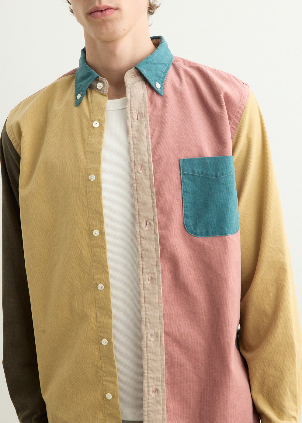 B.D. Corduroy Panel Shirt