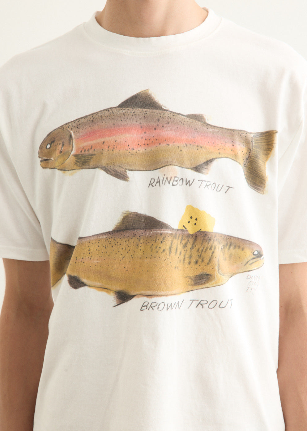 20/-Jersey Crew T-Shirt (Two Trouts PECKISH RAINBOWY)