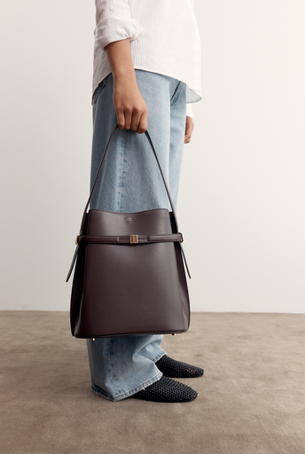 Belted Bucket Bag