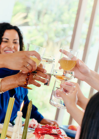 2 Volute Wine Glasses