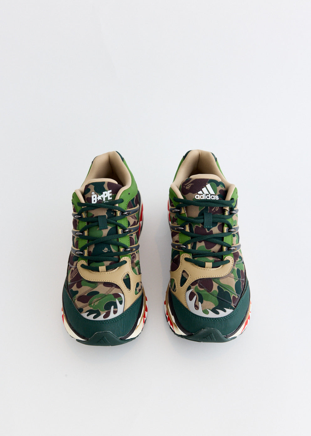 x BAPE Adistar Harmony 'Green Camo' Sneakers
