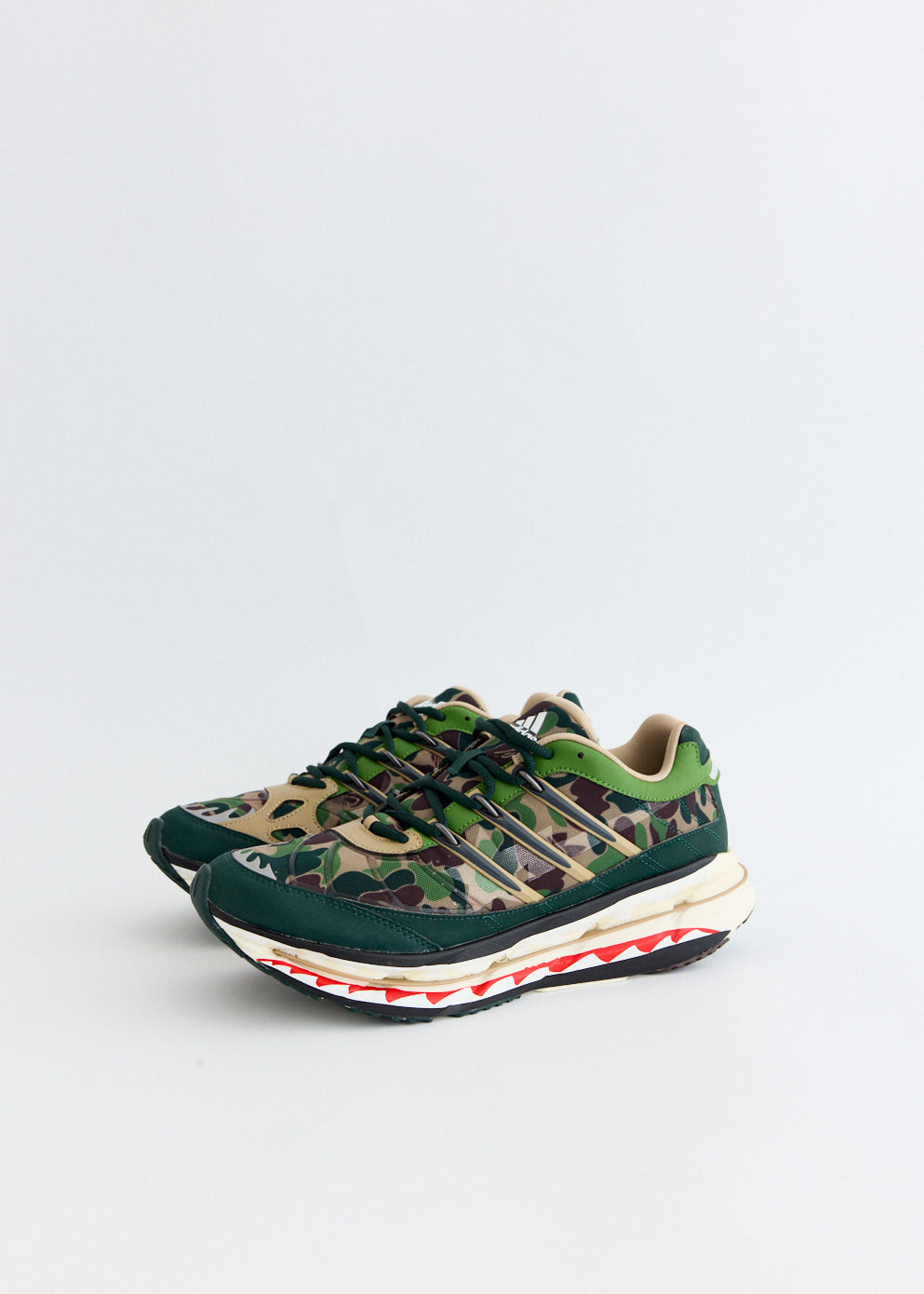x BAPE Adistar Harmony 'Green Camo' Sneakers