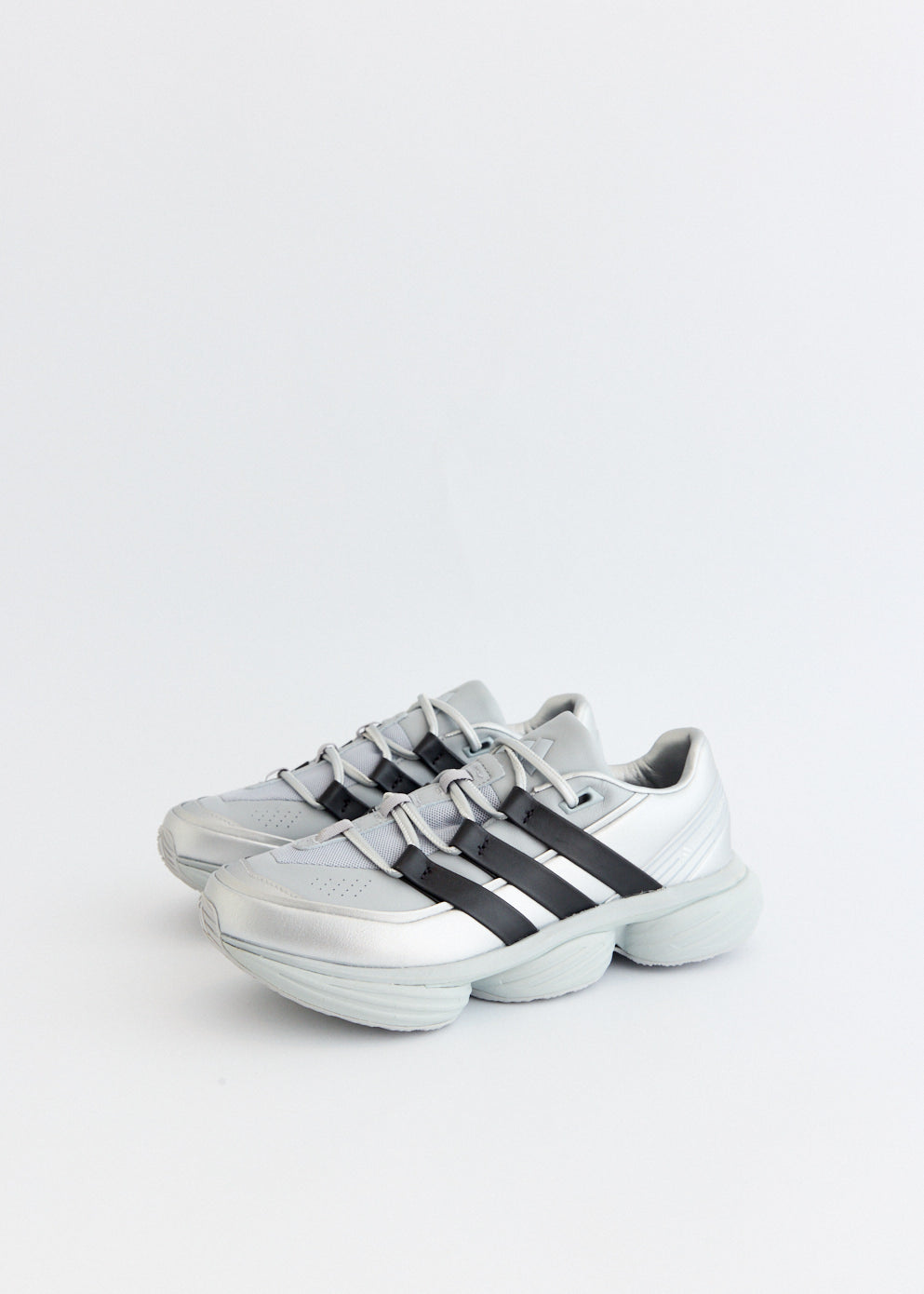 x Entire Studios Lightblaze Pod 'Matte Silver' Sneakers