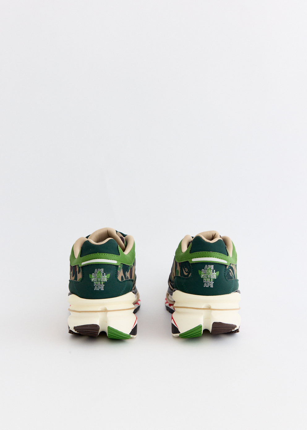 x BAPE Adistar Harmony 'Green Camo' Sneakers