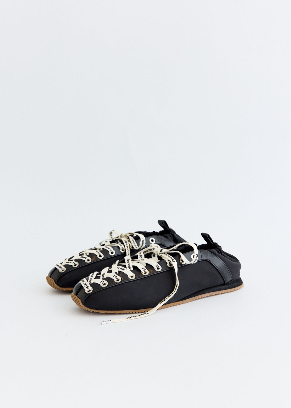 Lace Up Sporty Ballerinas
