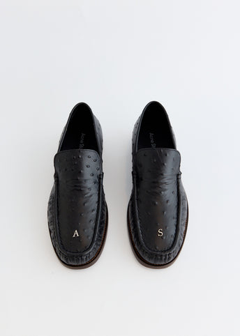 Boafer Light Ostrich Loafers