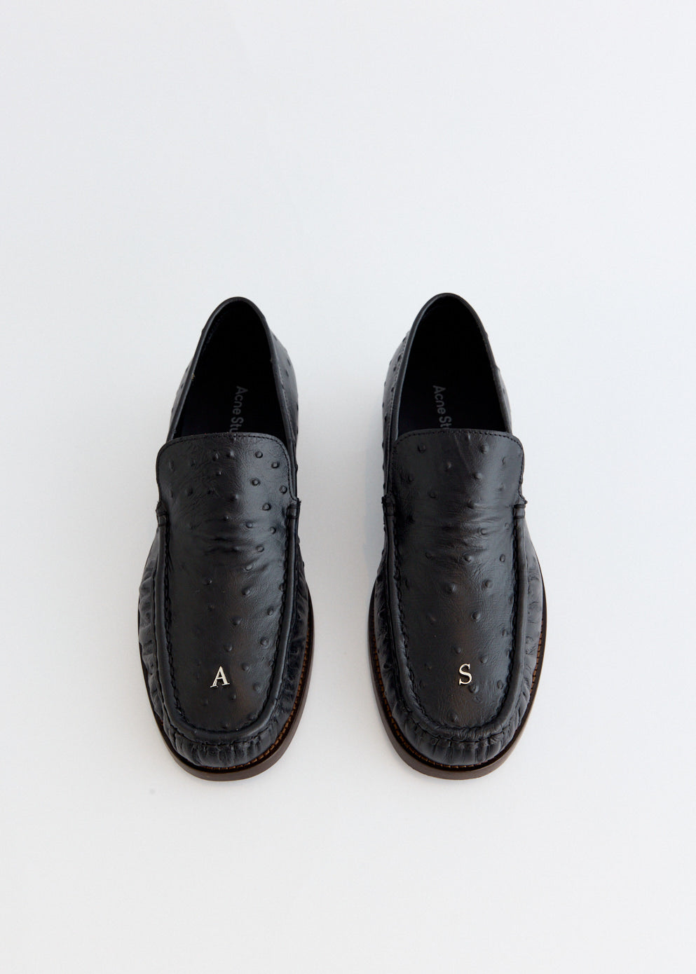 Boafer Light Ostrich Loafers