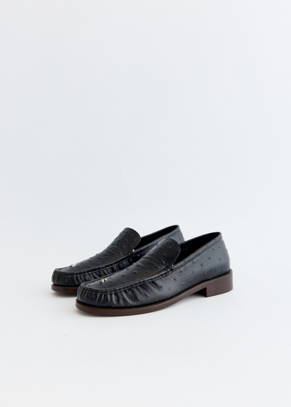 Boafer Light Ostrich Loafers