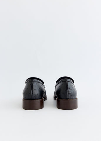 Boafer Light Ostrich Loafers