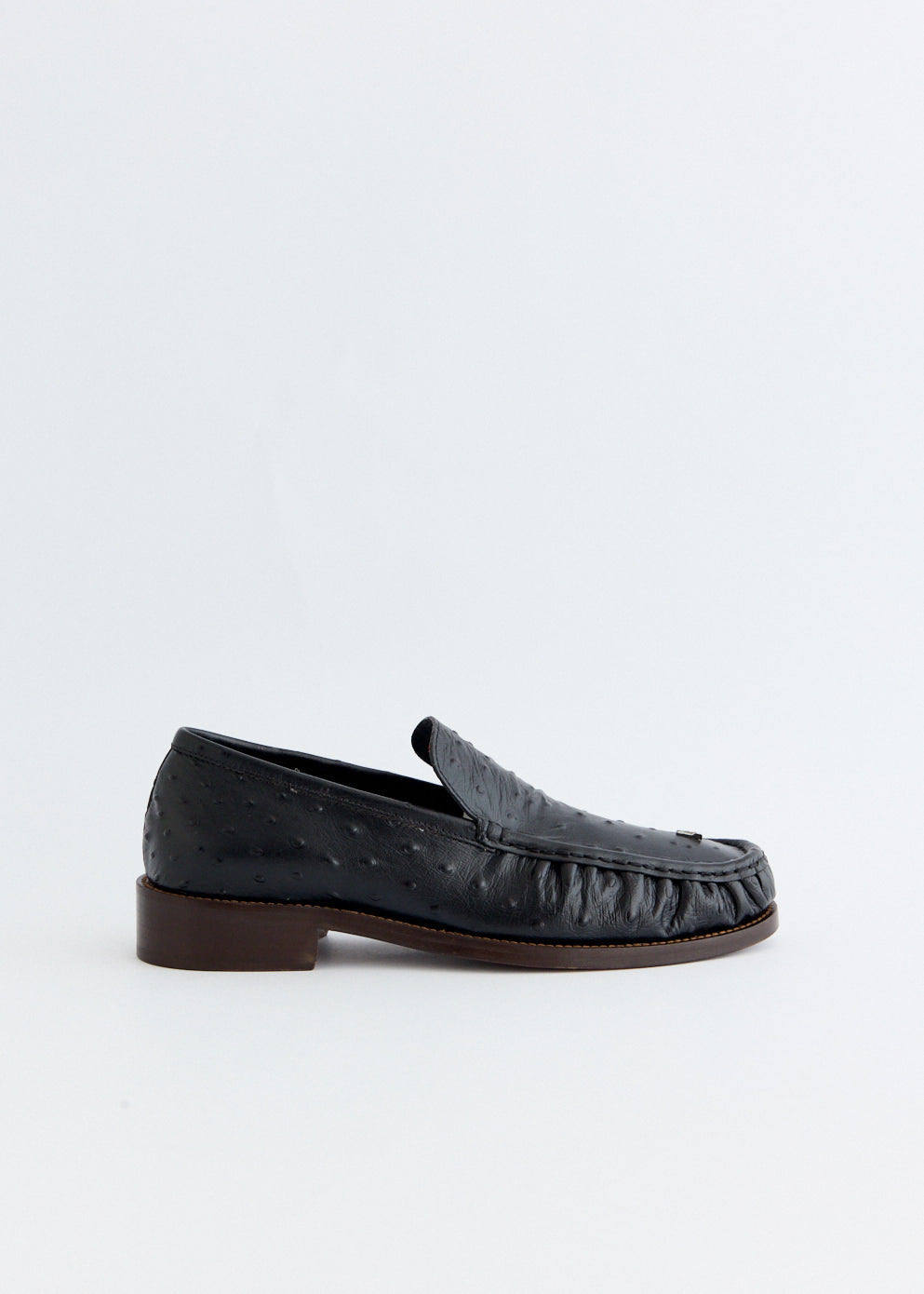 Boafer Light Ostrich Loafers