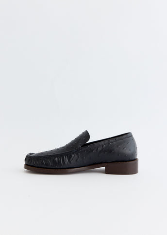Boafer Light Ostrich Loafers