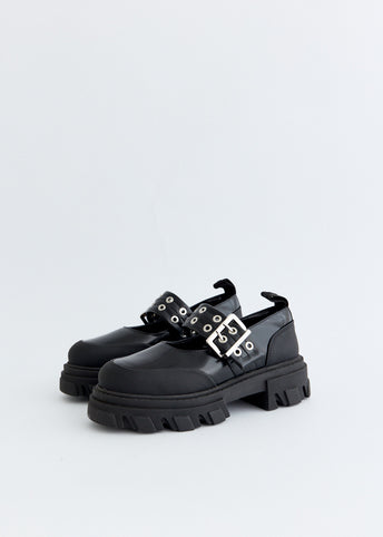 Cleated Ballerina Box Oleatex Mary Janes