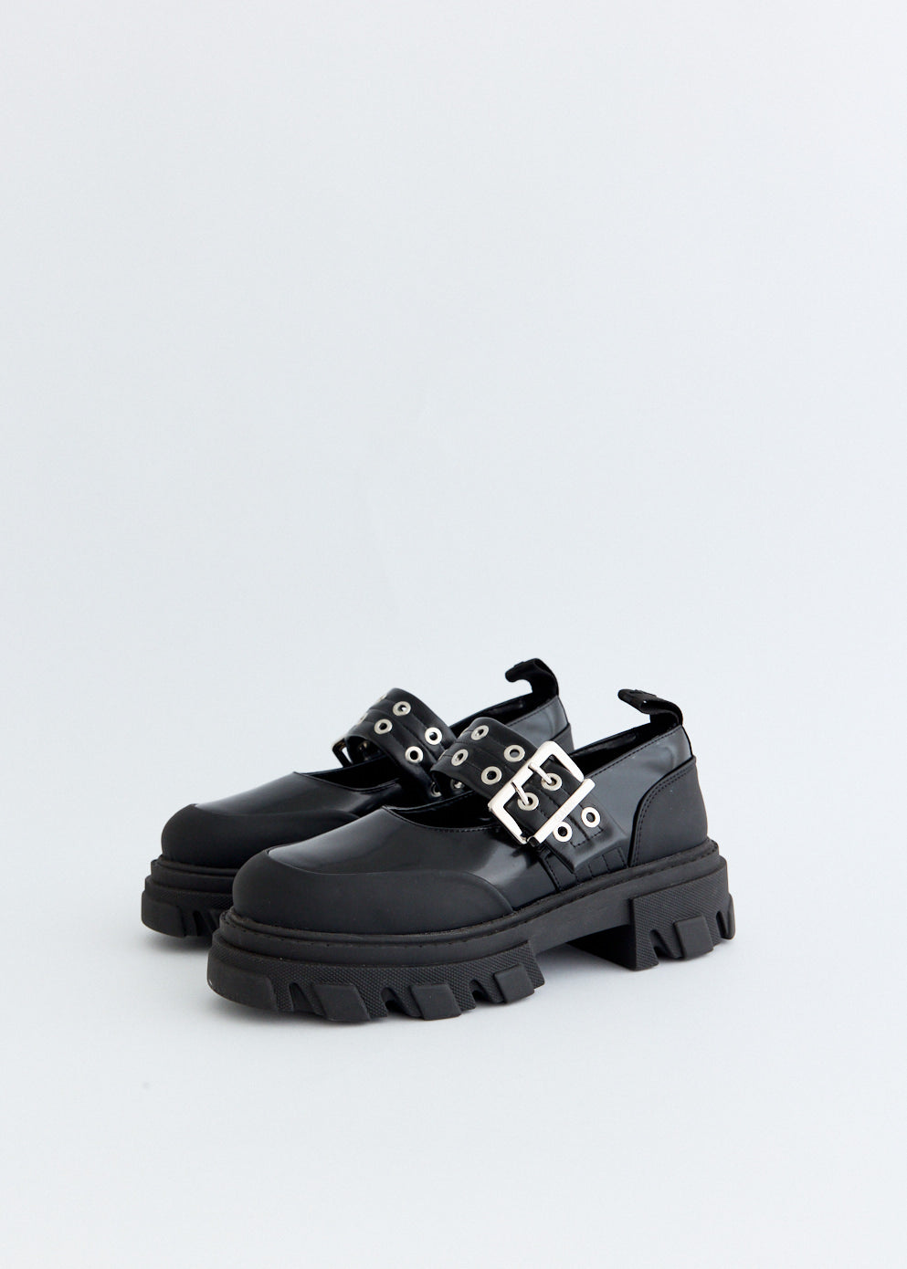 Cleated Ballerina Box Oleatex Mary Janes