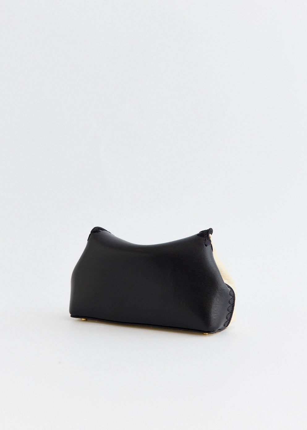 Mini T-Lock Embroidered Clutch