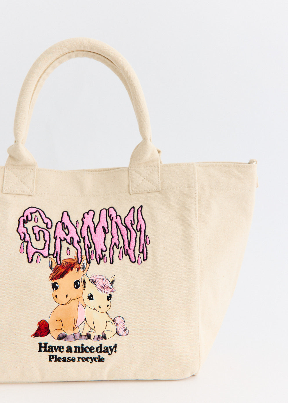 Small Easy Shopper Pony Printed