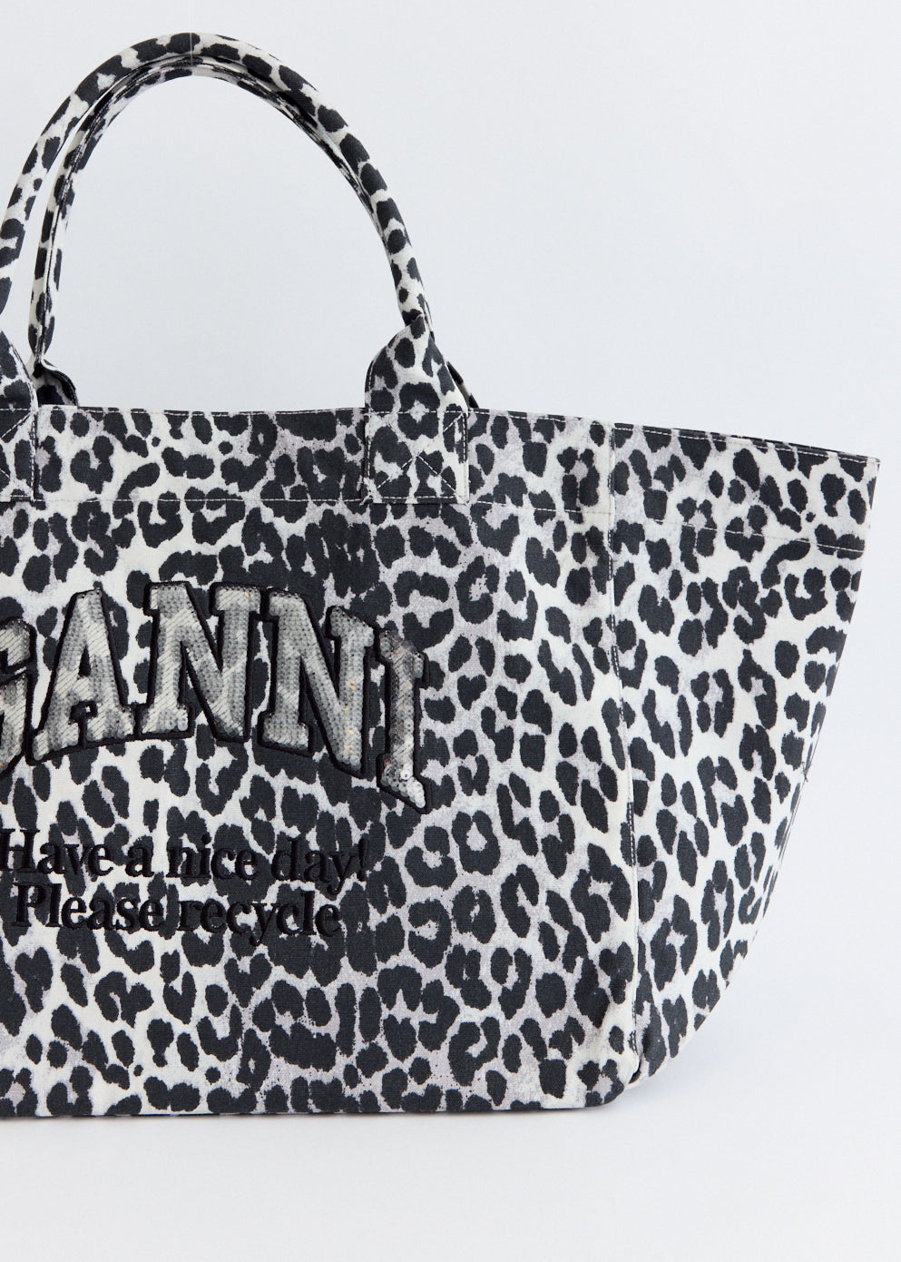 Shopper XXL Printed Sequin Tote