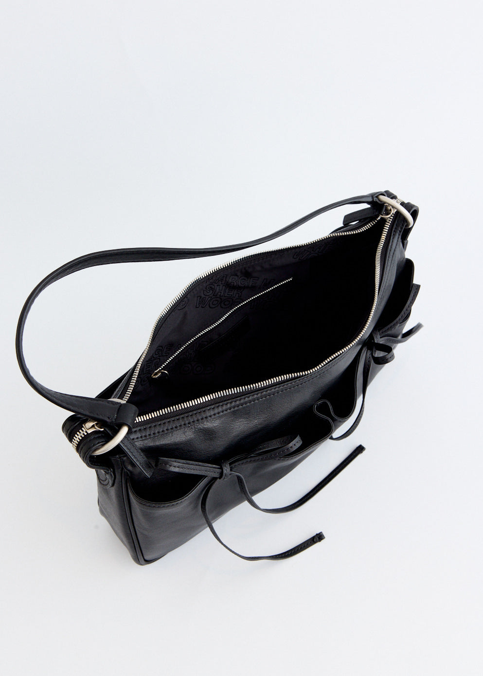 Large Ribbon Pochette Bag