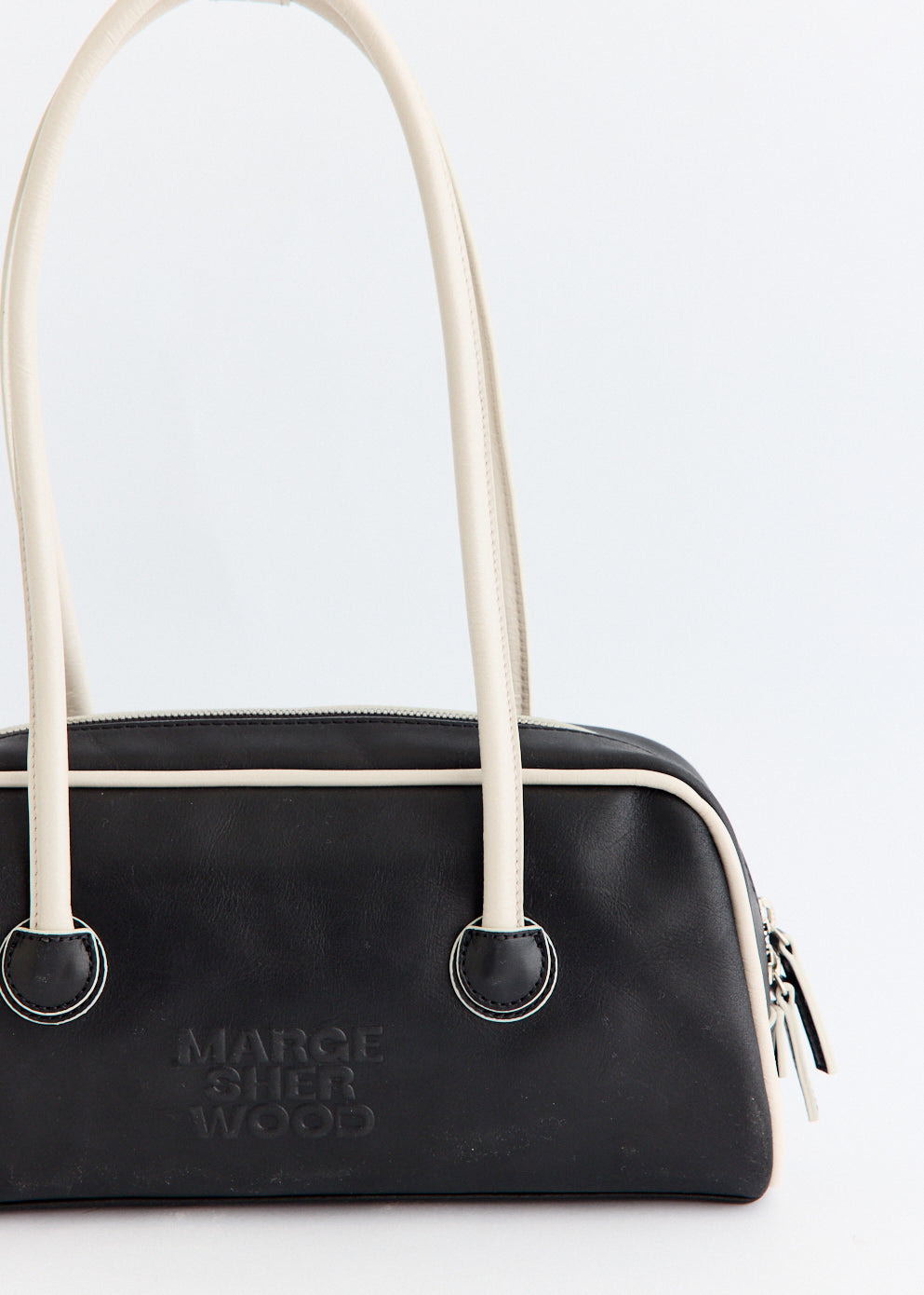 Soft Baguette Bag With Piping