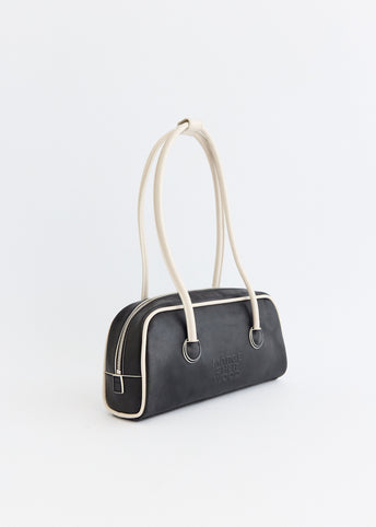 Soft Baguette Bag With Piping