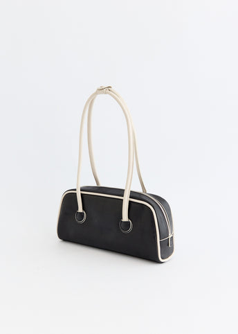 Soft Baguette Bag With Piping