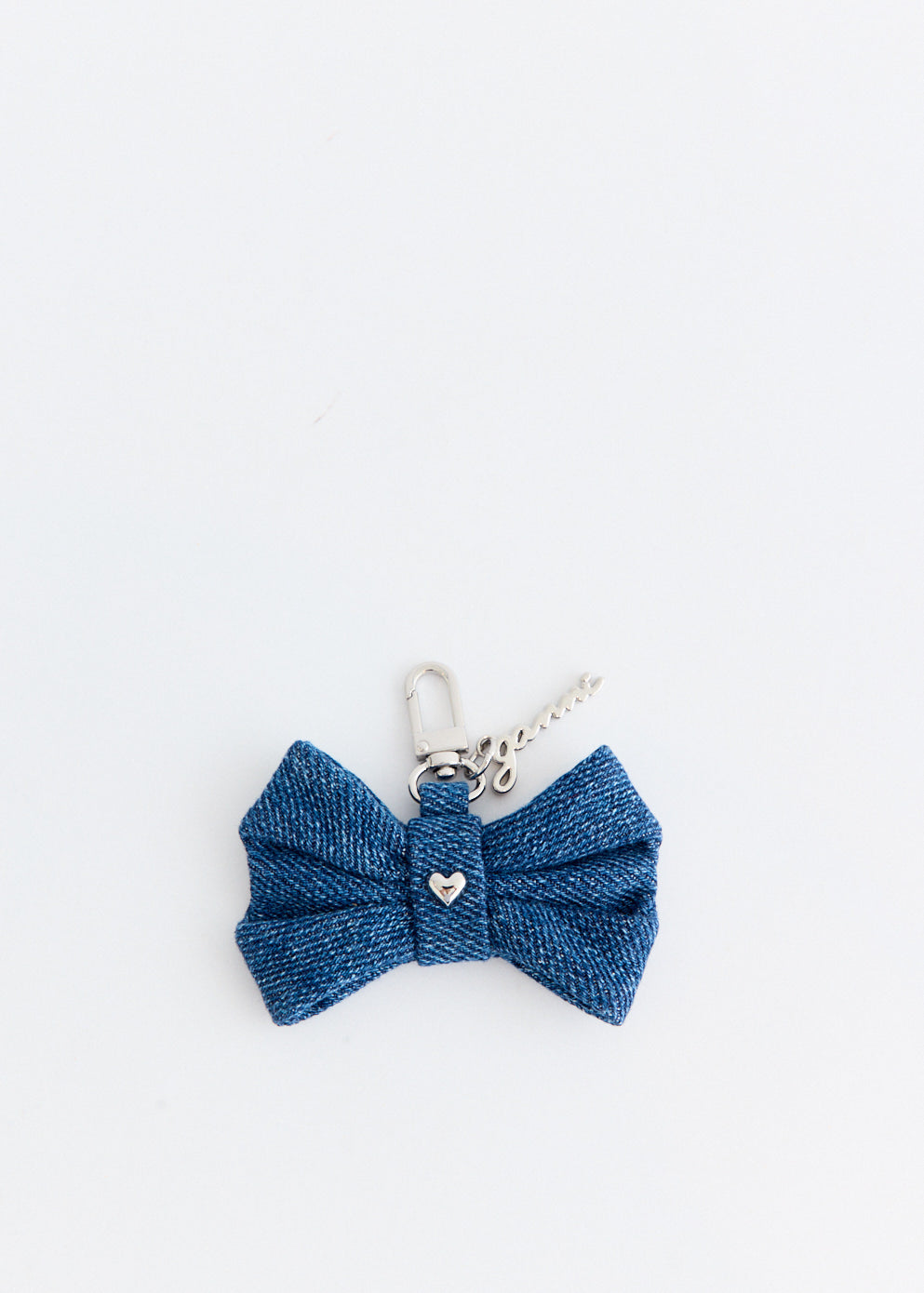 Denim Bow Charm