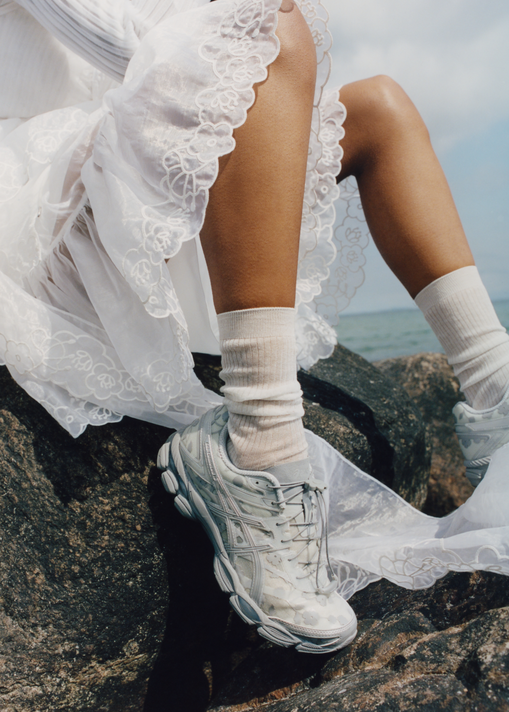 x Cecilie Bahnsen Gel-Cumulus 16 SSCB 'Glacier Grey Silver' Sneakers