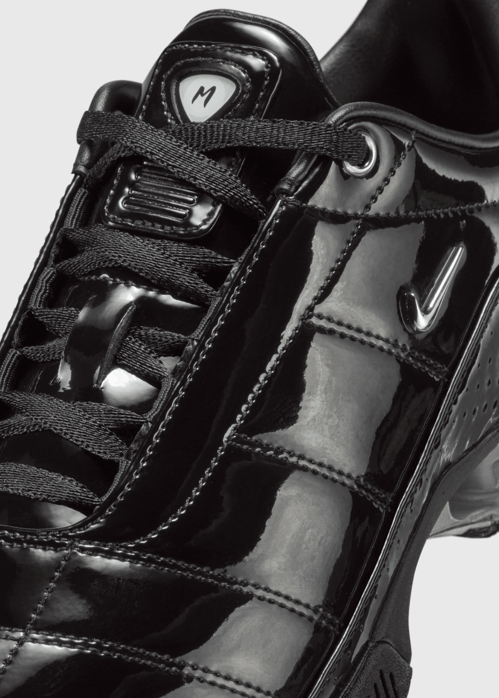 Maha x Total 90 Shox Magia SP 'Black Metallic Silver' Sneakers