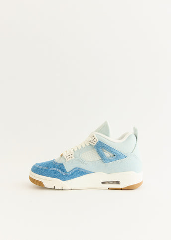 Women's Air Jordan 4 Retro 'Worn Blue' Sneakers