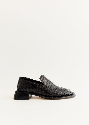 Skye Black Loafers