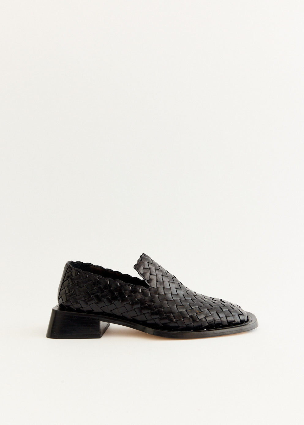 Skye Black Loafers