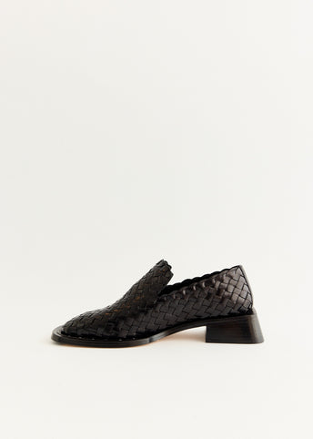 Skye Black Loafers