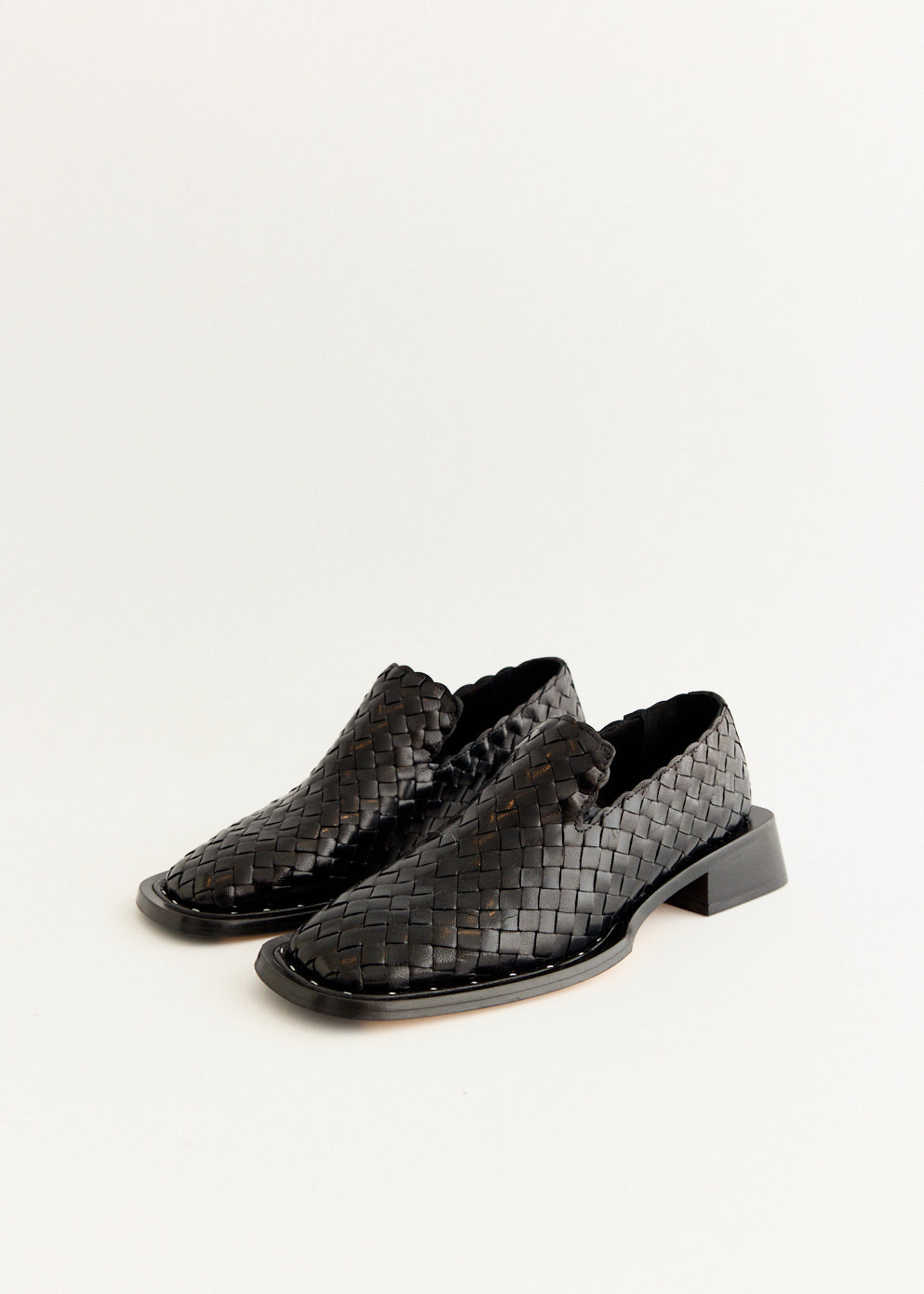 Skye Black Loafers