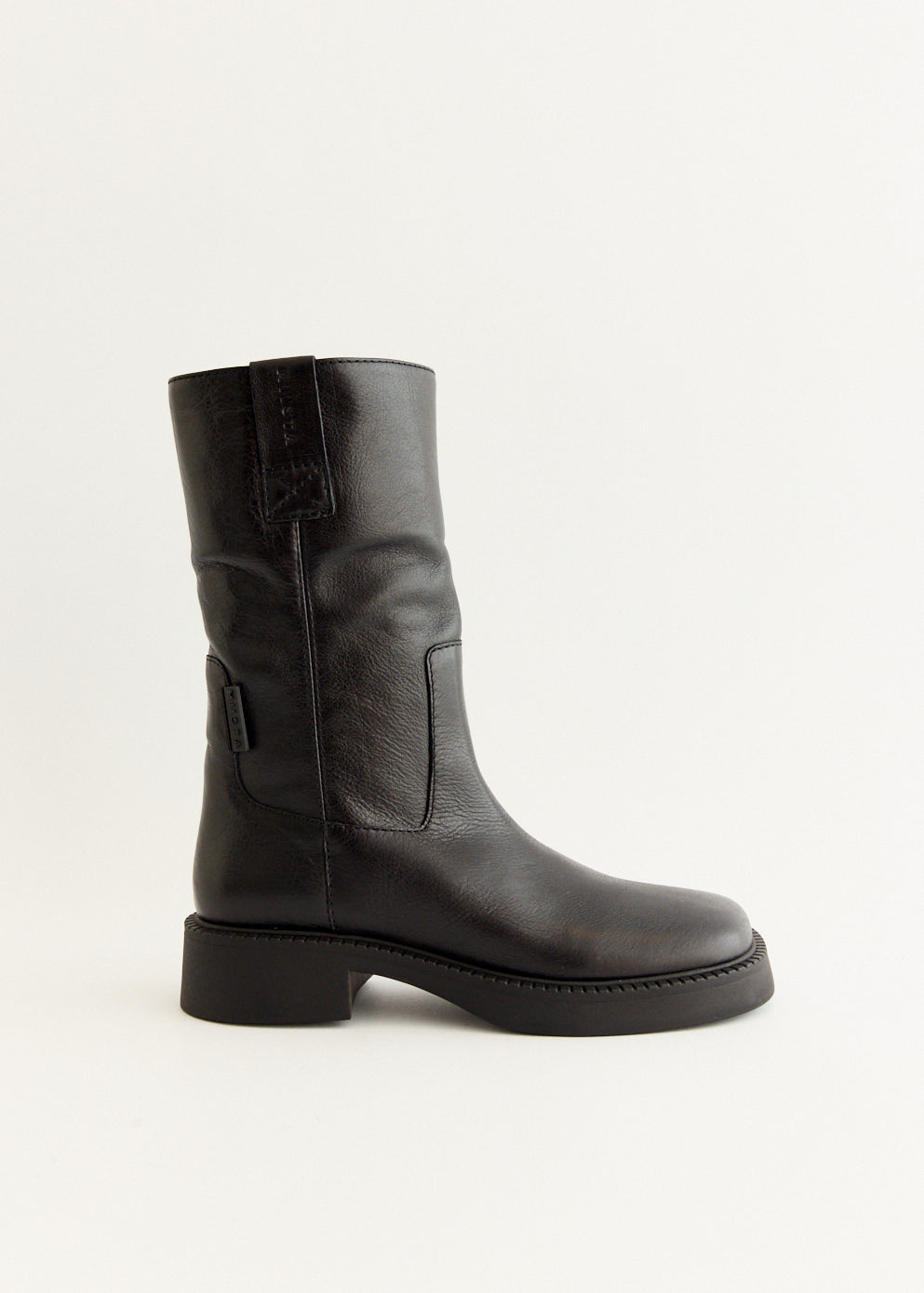 Aron Raw Black Ankle Boots