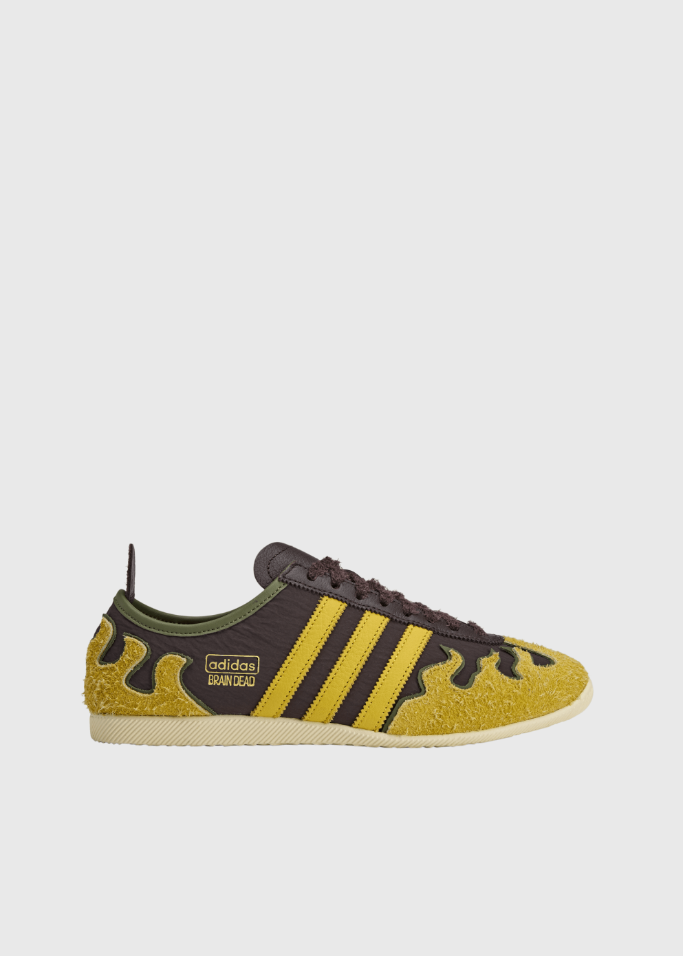 x Brain Dead Japan Lo 'Brown Hazel Yellow' Sneakers